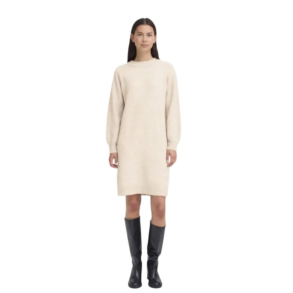 Ichi IHASDIS Fall 2025 Release Knit Dress, Size Small, Color Oatmeal